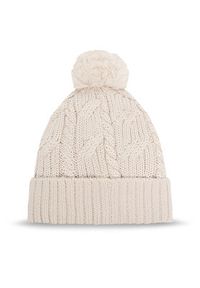 Jack Wolfskin Czapka Pompom 1905092 Beżowy. Kolor: beżowy. Materiał: wełna, materiał #3