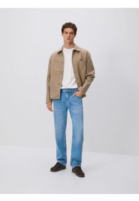 Reserved - Jeansy straight fit - niebieski. Kolor: niebieski