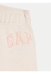 GAP - Gap Spodnie dresowe 876617-01 Różowy Regular Fit. Kolor: różowy. Materiał: bawełna #3