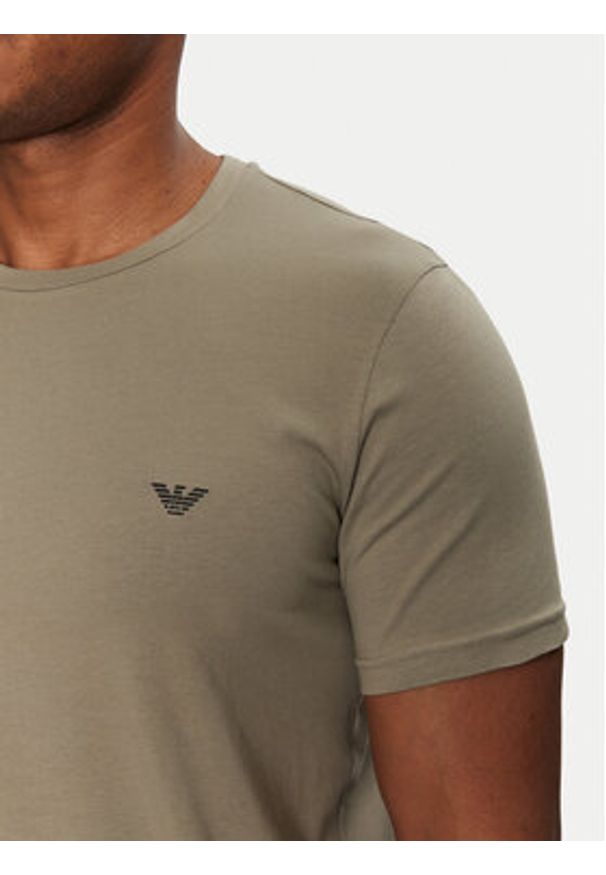 Emporio Armani Underwear Komplet 2 t-shirtów EM000391 AF10776 MC064 Kolorowy Regular Fit. Materiał: bawełna. Wzór: kolorowy