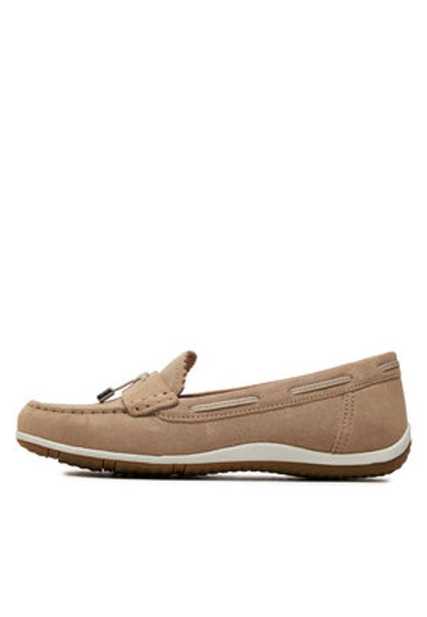Geox Mokasyny D Vega Moc D35DNA 00022 C6738 Brązowy. Kolor: brązowy. Materiał: skóra, zamsz
