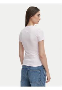 Tommy Jeans T-Shirt DW0DW22781 Różowy Regular Fit. Kolor: różowy. Materiał: bawełna #4