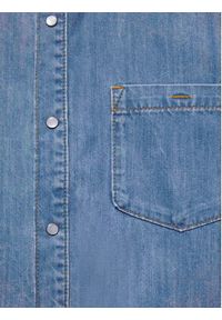 Americanos Koszula jeansowa Unisex Michigan Niebieski Oversize. Kolor: niebieski. Materiał: bawełna, jeans #7