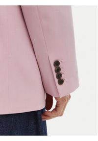 TOMMY HILFIGER - Tommy Hilfiger Marynarka WW0WW50784 Różowy Relaxed Fit. Kolor: różowy. Materiał: syntetyk, wełna #4