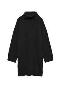 Vero Moda Sukienka dzianinowa Aquarius 10331900 Czarny Regular Fit. Kolor: czarny. Materiał: syntetyk
