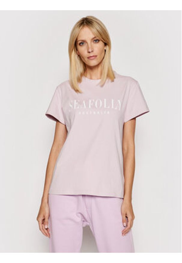 T-Shirt Seafolly. Kolor: fioletowy