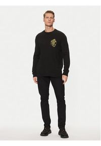 Armani Exchange Sweter XM000188 AF11982 UC001 Czarny Regular Fit. Kolor: czarny. Materiał: syntetyk