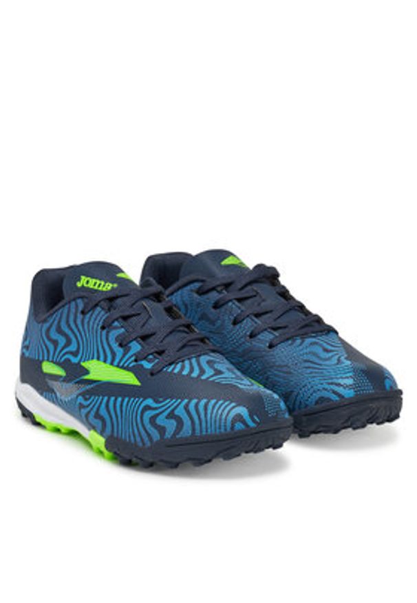 Joma Buty do piłki nożnej Evolutiion Jr 2503 EVJS2503TF Granatowy. Kolor: niebieski. Materiał: skóra