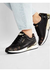 Guess Sneakersy Moxea FL5MOX FAL12 Czarny. Kolor: czarny. Materiał: skóra #2