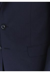 Pako Lorente - PAKO LORENTE - Wełniany granatowy garnitur męski. Kolor: niebieski. Materiał: wełna #9