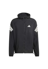 Adidas - Kurtka z kapturem adidas Adi365 3S. Typ kołnierza: kaptur. Kolor: czarny. Sport: bieganie #1