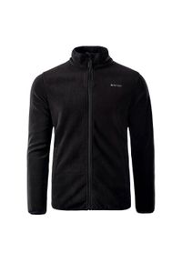 Hi-tec - Męska Bluza Polarowa Nakla. Kolor: czarny. Materiał: polar. Sezon: zima. Sport: turystyka piesza