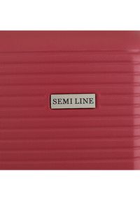 Semi Line Walizka średnia T5639-4 Bordowy. Kolor: czerwony #5