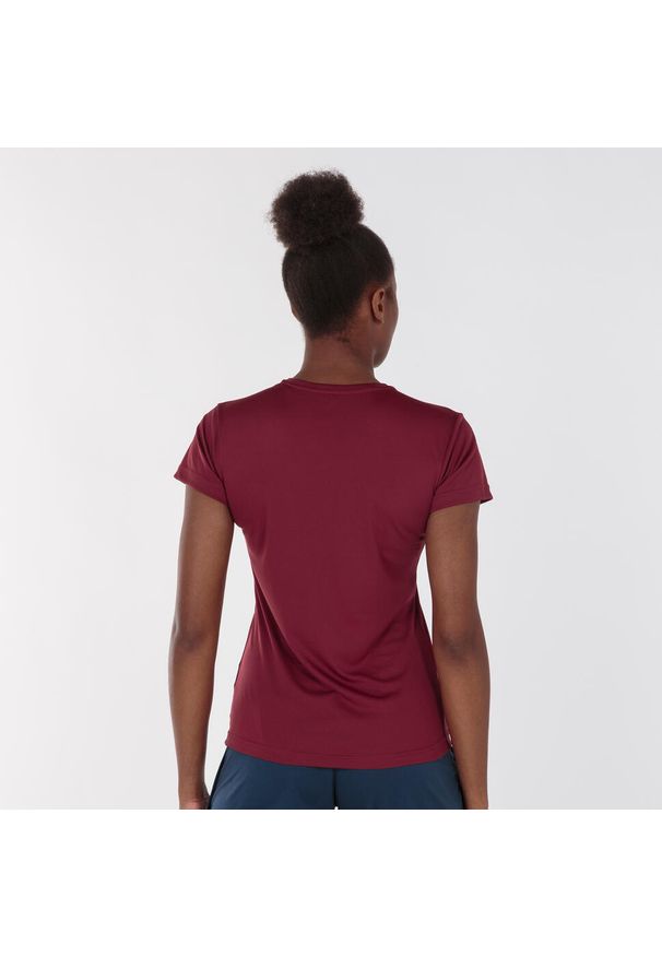 Koszulka do biegania damska Joma Combi z krótkim rękawem. Kolor: wielokolorowy, fioletowy, czerwony, brązowy. Długość rękawa: krótki rękaw. Długość: krótkie. Sport: piłka ręczna