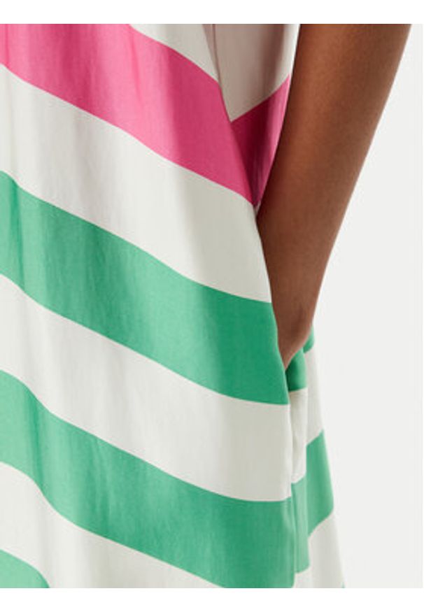 LOLA CASADEMUNT Sukienka letnia LS2616013 Kolorowy Relaxed Fit. Wzór: kolorowy. Sezon: lato