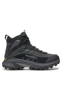 Merrell Śniegowce Moab Speed 2 Thermo Mid Wp J068305 Czarny. Kolor: czarny. Materiał: skóra, zamsz #1