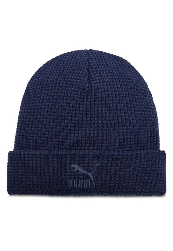 Puma Czapka Classics Mid Fit Beanie 025677 03 Granatowy. Kolor: niebieski. Materiał: akryl, materiał