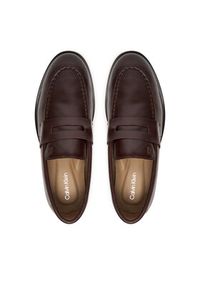 Calvin Klein Półbuty Ess Rubber Penny Loafer Pol Lth HM0HM02025 Brązowy. Kolor: brązowy. Materiał: skóra #3