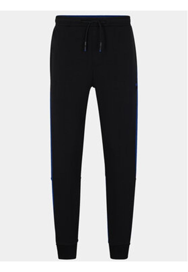 BOSS - Boss Spodnie dresowe Hadiko 1 50493505 Czarny Regular Fit. Kolor: czarny. Materiał: bawełna