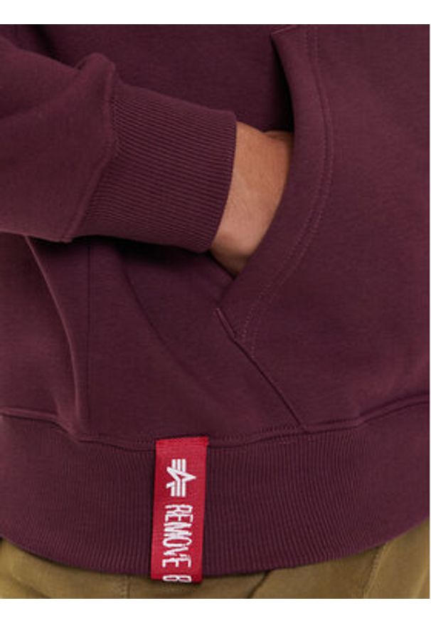 Alpha Industries Bluza Basic 178312 Zielony Regular Fit. Kolor: zielony. Materiał: bawełna
