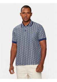 Lacoste Polo DH1417 Granatowy Slim Fit. Typ kołnierza: polo. Kolor: niebieski. Materiał: bawełna, syntetyk