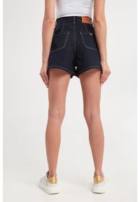 Emporio Armani - Spodenki EMPORIO ARMANI. Stan: podwyższony. Wzór: haft