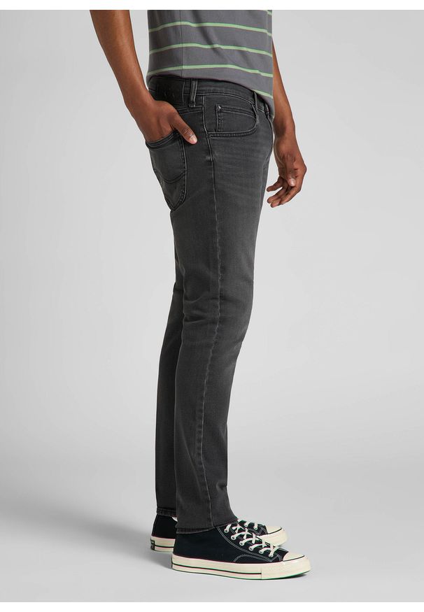 Lee - LEE LUKE MĘSKIE SPODNIE JEANSOWE GREY WORN L719PCDI 112319708