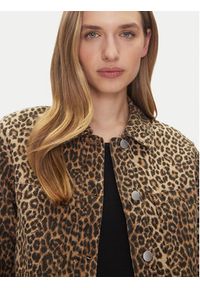 only - ONLY Kurtka jeansowa Naomi 15347129 Brązowy Regular Fit. Kolor: brązowy. Materiał: bawełna
