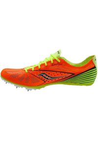 Buty do biegania męskie Saucony Endorphin MD4. Zapięcie: sznurówki. Kolor: wielokolorowy. Materiał: materiał, syntetyk, tkanina. Szerokość cholewki: normalna