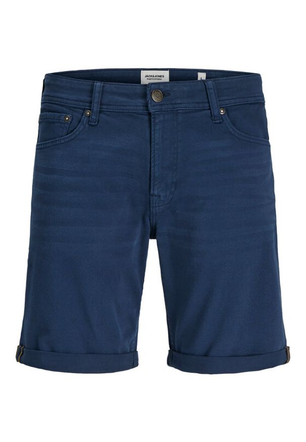 Jack & Jones - Jack&Jones Szorty jeansowe Rick 12274985 Granatowy Regular Fit. Kolor: niebieski. Materiał: bawełna