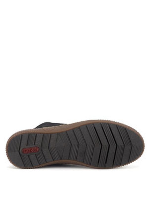 Rieker Botki Z6610-00 Czarny. Kolor: czarny. Materiał: skóra