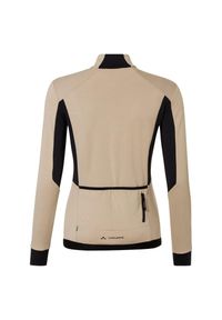 Vaude - Damska bluzka z długim rękawem z połową zamka VAUDE Kuro. Kolor: beżowy. Długość rękawa: długi rękaw. Długość: długie. Sport: kolarstwo #1
