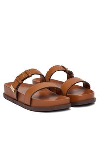 Armani Exchange Klapki XW002575 AF21266 U6123 Brązowy. Kolor: brązowy. Materiał: skóra #4