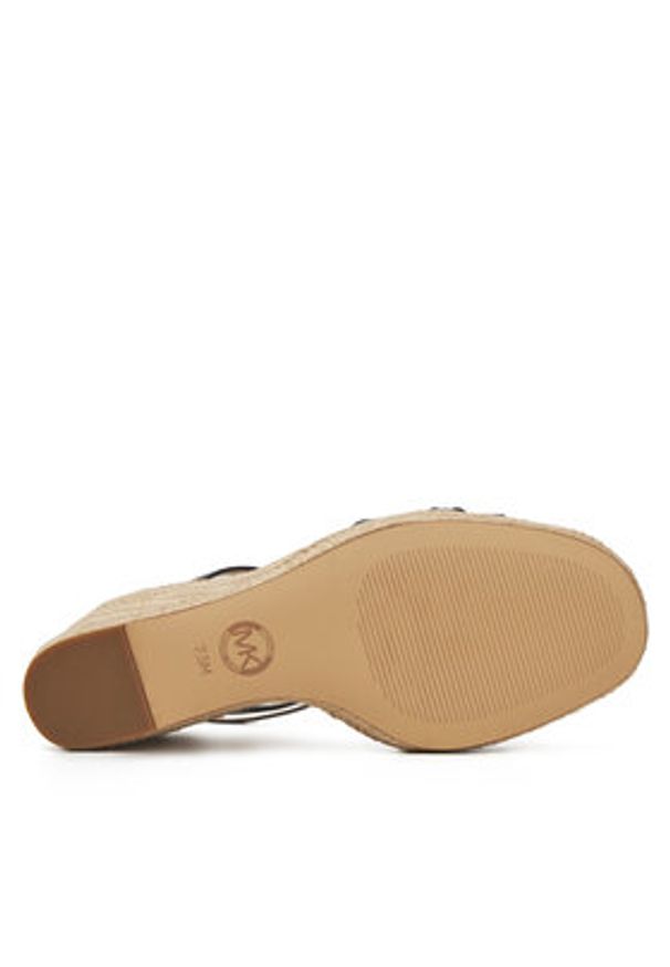 MICHAEL Michael Kors Espadryle Mandy Wedge 40R5MAMS2L Czarny. Kolor: czarny. Materiał: skóra