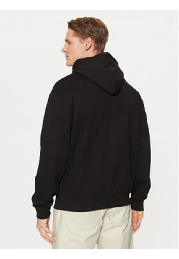 Guess Jeans Bluza M5RQ38 KCPR1 Czarny Regular Fit. Kolor: czarny. Materiał: bawełna