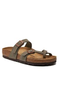 Birkenstock Japonki Mayari Szary. Kolor: szary. Materiał: skóra