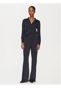 Marella Komplet bluzka i spodnie kom 2515631011 Granatowy Relaxed Fit. Kolor: niebieski. Materiał: wiskoza #2