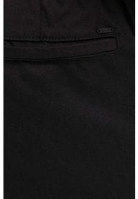 Only & Sons spodnie męskie kolor czarny proste. Okazja: na co dzień. Kolor: czarny. Materiał: tkanina. Wzór: gładki. Styl: casual #3