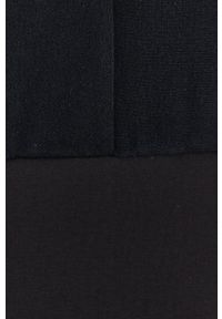 MAX&Co. Sukienka kolor czarny mini rozkloszowana. Kolor: czarny. Materiał: dzianina. Wzór: gładki. Typ sukienki: rozkloszowane. Długość: mini #5