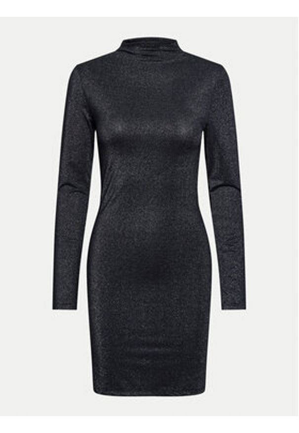 Pieces Sukienka codzienna Monica 17151155 Czarny Slim Fit. Okazja: na co dzień. Kolor: czarny. Materiał: syntetyk. Typ sukienki: proste. Styl: casual