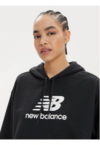 New Balance Bluza WT41504 Czarny Oversize. Kolor: czarny. Materiał: syntetyk, bawełna #3