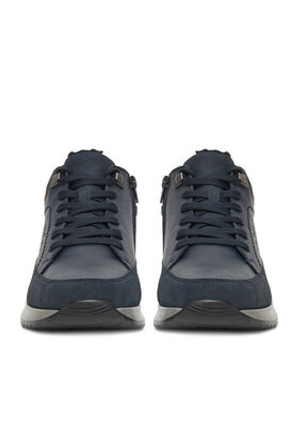 Rieker Sneakersy CEO-16125-15 Niebieski. Kolor: niebieski. Materiał: skóra