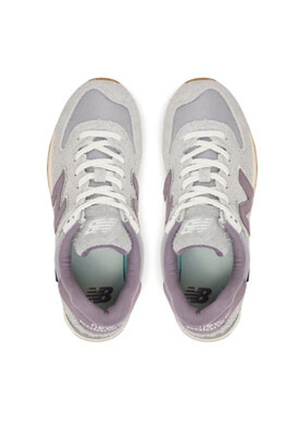 New Balance Sneakersy U574YGD Szary. Kolor: szary. Materiał: zamsz, skóra. Model: New Balance 574