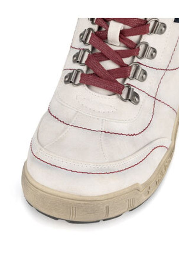 Mustang Trzewiki 1290-607 Biały. Kolor: biały. Materiał: materiał