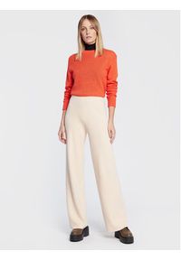 Calvin Klein Spodnie dzianinowe K20K204625 Beżowy Regular Fit. Kolor: beżowy. Materiał: dzianina, syntetyk #4