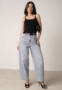 Born2be - Czarny Wiskozowy Top z Podwójnymi Ramiączkami Hendrea. Okazja: na co dzień. Kolor: czarny. Materiał: wiskoza. Długość rękawa: na ramiączkach. Styl: casual, elegancki #2