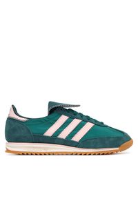 Adidas - adidas Sneakersy SL 72 OG JR2303 Zielony. Kolor: zielony. Materiał: skóra, zamsz #1
