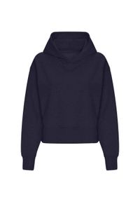 AWDIS - Damska Bluza Z Kapturem Just Hoods O Luźnym Kroju. Typ kołnierza: kaptur. Kolor: niebieski