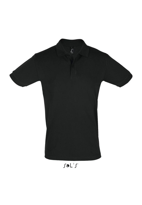 SOL'S - Polo Sol's Perfect. Typ kołnierza: polo. Kolor: czarny. Styl: elegancki