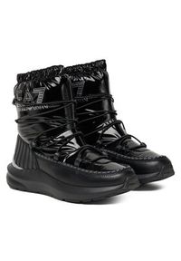 EA7 Emporio Armani Śniegowce 7X000328 AF18570 MC043 Czarny. Kolor: czarny. Materiał: materiał #3